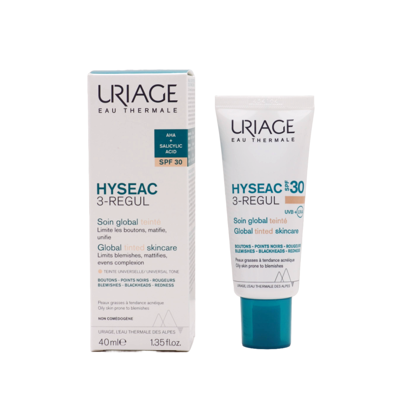 Uriage Hyseac 3 Regul Cuidado Global con Color SPF30 40ml Uriage Hyseac 3 Regul Cuidado Global con Color SPF30 40ml