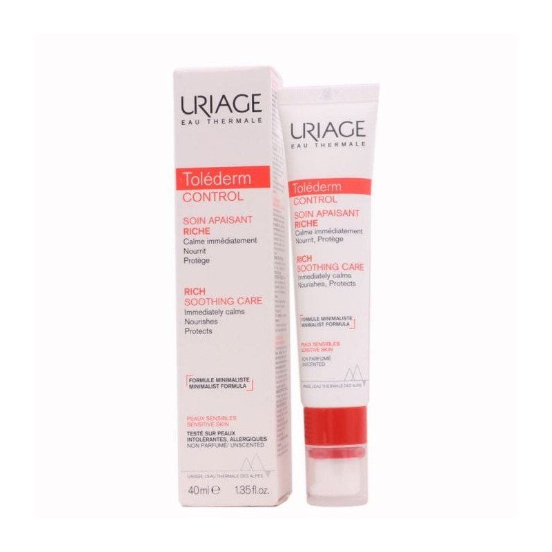 Uriage Tolederm Control Crema Rica Calmante 40ml